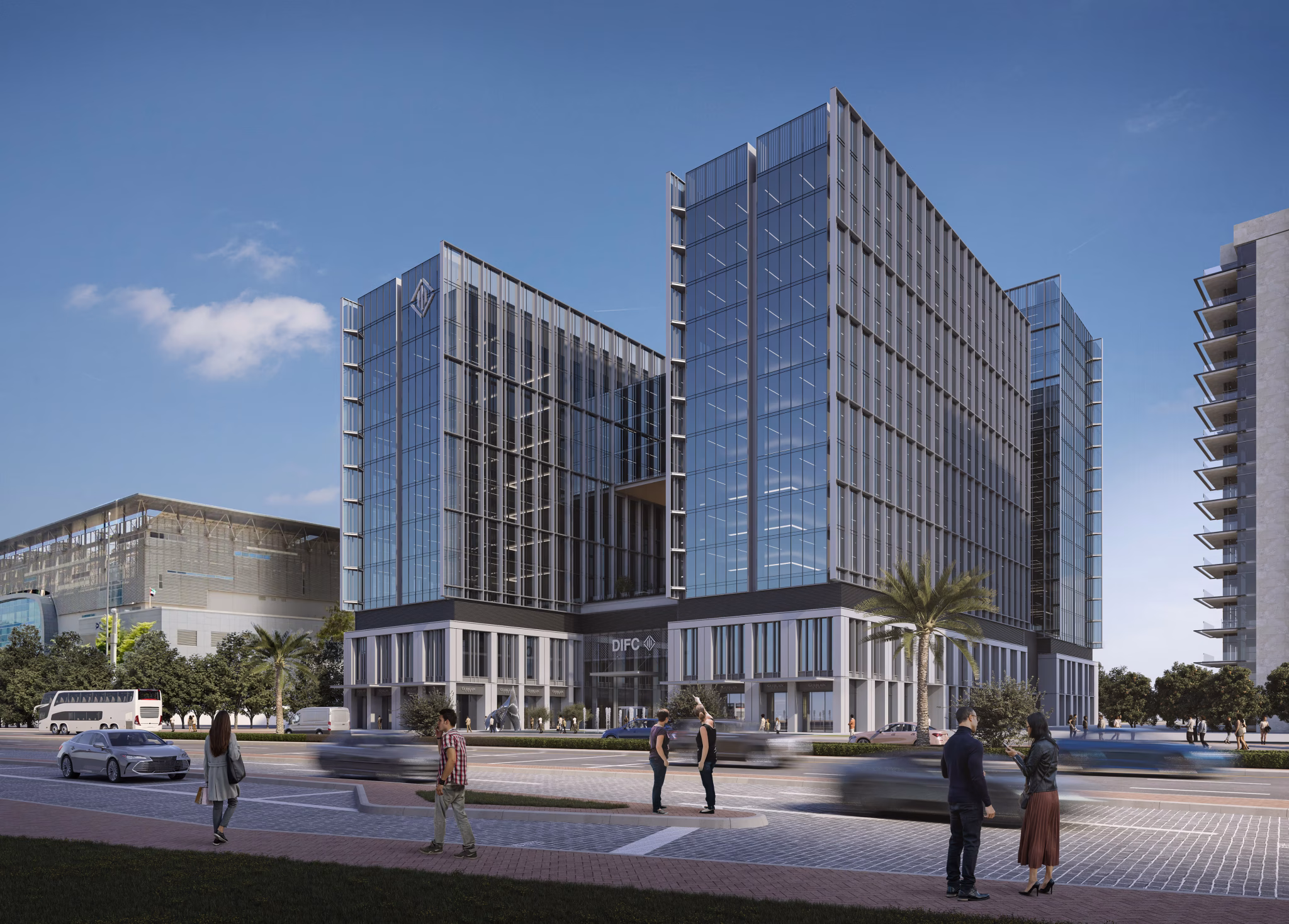 Modern building in Dubai